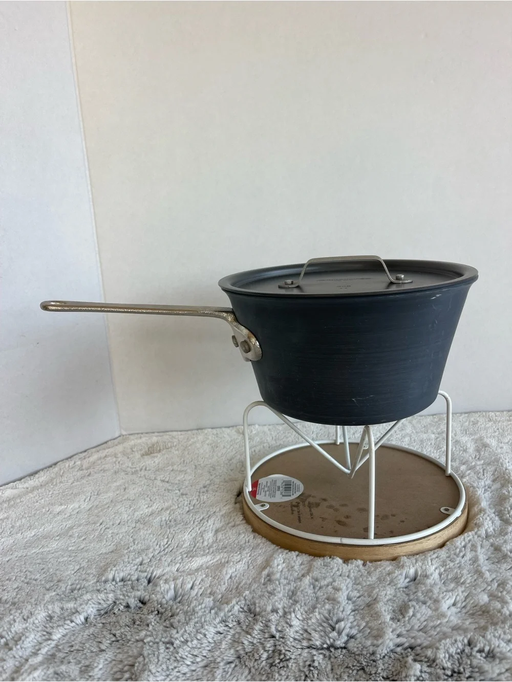 Calphalon Commercial 2.5Qt 1702 1/2 Pot w/  Lid Hard Anodized
